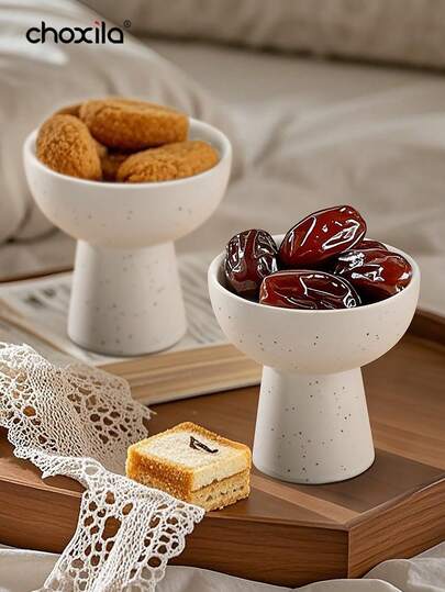 choxila 1pc Ceramic Ice Cream Cup, Dessert Cup, Pastry Cup, Fruit Snack Cup, Multi-Purpose Tall Cup,For Parties, Living Room, Kitchen, Office, Camping