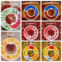 2/4/8Pcs Flavour Pod Pack,Air Water Bottle Flavour Pods Fruit Taste Pods Water Bottles Cup Accessories For Air Water Bottle Starter Set 0 Sugar 0 Calorie Flavored (Not Include Bottle)