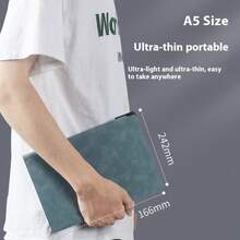 Whiteboard Notebook, A5, A4, Portable, Erasable, Desktop Memo, Message Board, Writing Board, Sketch Pad, Foldable, Handwriting Board, Suitable For Students, Office Workers, Teachers, Business People, Housewives, Designers, Creative Workers, Classroom, Office, Home, Meeting Room, Study Room, Daily Learning, Office Work, Meeting Notes, Brainstorming - Multicolor - View 7