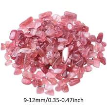 Pierres de quartz de fraise naturelles, puces pour la décoration maison DIY, cristaux de démagnetisation Feng Shui, remplissage de vase et de pot, substrat de petit aquarium, décoration de maison, décoration de chambre, vase à fleurs, vase en verre