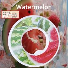 2/4/8Pcs Flavour Pod Pack,Air Water Bottle Flavour Pods Fruit Taste Pods Water Bottles Cup Accessories For Air Water Bottle Starter Set 0 Sugar 0 Calorie Flavored (Not Include Bottle)