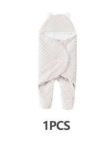1 pièce - Couverture d'emmaillotage pour bébé - Doux sommeil anti-peur avec ailes de papillon et petit sac de couchage pour les pieds, couverture d'emmaillotage pour nouveau-né toutes saisons - Pour la sédation du bébé et un meilleur sommeil (0-6 mois)