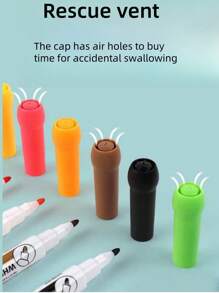 8pcs/2pcs Whiteboard Markers, Water-Soluble Erasable Magnetic Whiteboard Eraser Brush, Fine Point 0.5-1mm Refill