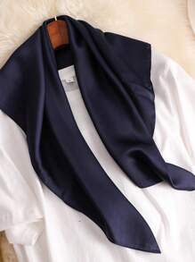 1 Peça Lenço Liso Cachecol Pescoço para Mulheres, Xales Pequenos, Envólucros, Bandanas, Lenços para Cabeça 70x70CM, Lenço Quadrado, Lenço Hijab