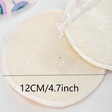 Reusable Nursing Pads Washable- Breast Pads For Leaking Milk - Super Absorbent Nursing Pads Nursing Nipple Pads (Large 4.7")(Random Color) - Multicolor - View 2