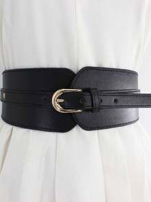 1pc Single-Buckle Women's Waist Belt For Dress, Daily Wear - Casual Belts - View 2