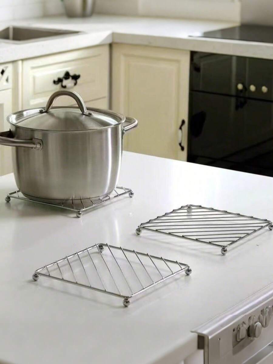 1pc, Square And Round Insulation Pads, Living Room Table And Kitchen Special Tools - Multicolor - View 1