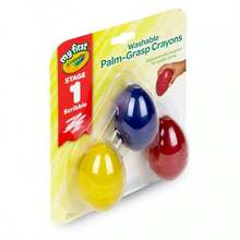 3ct Washable Grasp Crayons Stage 1 , Back To School Gifts - 1 - View 2
