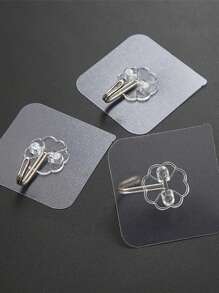 10-100 szt. Mocny lepki hak, samoprzylepny hak ścienny, wodoodporny hak do zawieszania, wieszak ścienny do łazienki i toalety bez śladu, wielofunkcyjny wiszący hak do przechowywania na ścianie