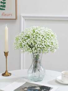 40pcs/20pcs Artificial Flowers Baby Breath Flower Fake Gypsophila, Roose Gypsophila Artificial Flowers Gypsophila Plants Gypsophila Flowers Gypsophila Artificial Bouquet Gypsophila Artificial Flowers For Wedding Bridal Bouquets Home Crafts Decoration, For Wedding Party Home Decoration Floral Bouquets DIY Accessories, Valentine Day, Gift Gifts Birthday Graduation- Plastic Flowers!!
