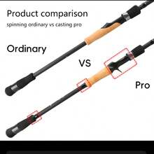 BIGBIGWORLD 5 Sections 2.4m 2.58m 2.7m Lure Linght 10-30g METEOIC Carbon Spinning Casting Travel Lure Fishing Rod Perigee And Farthrow KL Guide Sea EVA Black Short Section For Easy Portability Ultra Light - Black - View 8
