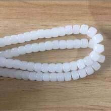 60 件 6*8 毫米彩色玻璃光滑圆珠，DIY 配件材料，适用于手链、项链、鞋子、帽子、包包、钥匙扣、手机吊饰等 - 6*8mm桶珠 - 查看 29