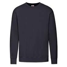 Fruit of the Loom Mens Lightweight Setin Sweatshirt (Deep Navy) - Blue - View 1
