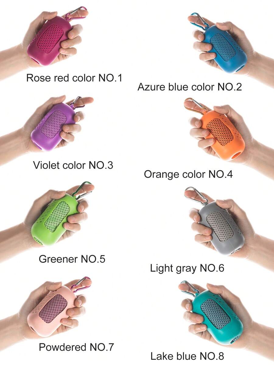 1pc Cool Sense Summer Ice Silk Sports Towel, Outdoor Fitness Cooling Towel, Fast Drying, Perfect For Fitness Enthusiasts! Fast Drying Sports Towel, Carry To Gym/Running, Sweat-Absorbing & Breathable, Super Refreshing! - Multicolor - View 1