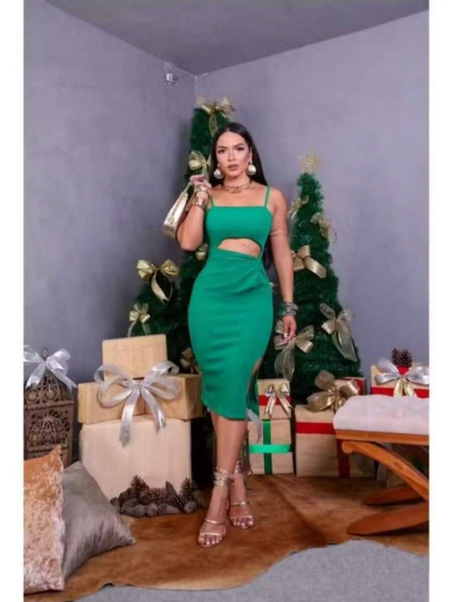 Anaruga Dress: Elegance And Style In Every Curve (34 To 44) 2025 - Green - View 1