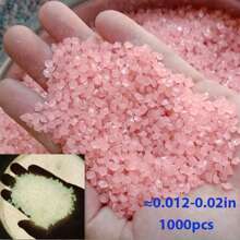10pcs/50pcs/200pcs/500pcs/1000pcs Colorful Luminous Pebble Stones, Aquarium Decor, Glow-In-The-Dark Artificial Glowstone, Landscape Decoration, Garden Path, Aquarium Gravel (Random Color Shipped)
