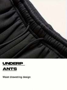 Pantalones deportivos de 2 piezas para hombre, para correr y actividades al aire libre, de unicolor y diseño simple, con cintura elástica y cordón, disponible en varios colores, aptos para todas las estaciones, adecuados como regalo para esposos, novios, jóvenes y amigos que les gusta hacer deporte y estar en forma.