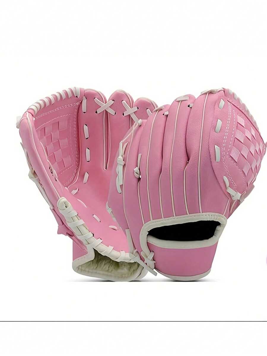 1pc Baseball Glove For Youth Adult Softball Glove 9.5''-10.5'' For Training And Beginner Baseball Mitt Left Hand Glove Right Hand Throw(Logo Size Color Random)