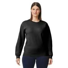 Unisex Adult Softstyle Midweight Fleece Sweatshirt (Black) - Coffee Brown - View 3
