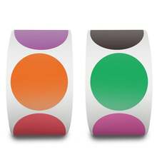 500Pcs Colorful Sticker Roll Dot Stickers Colorful Sticker Dots Color Dot Stickers Colored Dot Stickers Circle Sticker Roll Vinyl Waterproof Stickers For Water Bottle,Computer,Laptop,Phone,Luggage,Notebook,Fridge