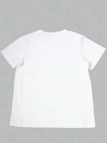 Customized Printed T-Shirt For Girls, Personalized Design Or Photo Printing, Fashionable Children Short Sleeve Sports Tee, Quick Delivery, White,Multi-Functional,Ornamental,Letter,Stylish,Modern,Colorful,Cute,Adorable,Casual,Custom,Personalised,Unique,Customized,Ideal Gifts For Him,Ideal Gifts For Her,Kids,Urban Gala,Casual Wear SS, Back To School Fashion