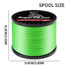 914m/1000yd 4-Strand Braided PE Fishing Line, Chelesh Brand, Multiple Colors And Strengths Available, Abrasion Resistant Fishing Line, Fishing Gift - Multicolor - View 6