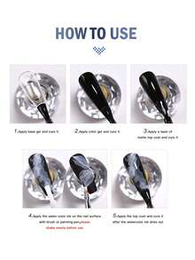 Kaymay 绽放凝胶 12 支装 15ml，ABS 材质，快干持久，易于涂抹，呈现艺术绽放效果。轻松打造水彩般的晕染效果，为指甲带来柔和而富有艺术感的色彩过渡。 - 彩色 - 查看 4