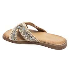 Sandales à brides croissées tresses – Style bohème chic pour l'été