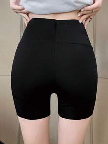 Pantalones cortos de mujer para verano, de longitud 3/4, con control de abdomen, estampado de tiburón, sin costuras y opacos, aptos para uso en exteriores