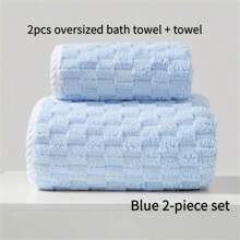 Super Large Bath Towel, Super Soft Absorbent Super Large Bath Towel Set Microfiber Quick Drying Bath Towel Suitable For Hotels, Bathrooms, Guest Rooms, Spas, Gyms Back To School For Beauty Salon Home Bathroom