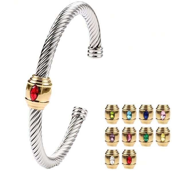 Stylish Men And Women Bracelets Are Made Of Stainless Steel And Will Not Fade. Very Good Quality. Suitable For Daily Travel. Can Be Used As A Holiday Gift For Relatives And Friends.