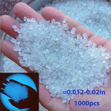 10pcs/50pcs/200pcs/500pcs/1000pcs Colorful Luminous Pebble Stones, Aquarium Decor, Glow-In-The-Dark Artificial Glowstone, Landscape Decoration, Garden Path, Aquarium Gravel (Random Color Shipped)