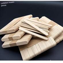 50, 100, 200, Popsicle Sticks, Ice Cream Models, Ice Cream, Handmade, Popsicle Sticks, Popsicle Sticks, Wooden Popsicle Sticks, Diy Handmade Materials, Wooden Sticks, Ice Cream Sticks, Popsicle Sticks - Multicolor - View 2