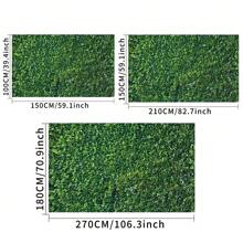 1pc Green Leaves Botanical Wall Photography Backdrops 59.1*39.4/82.7*59.1/106.3*70.9 Inches Spring Nature Photo Background Indoor Outdoor Wedding Video Couple Party Banner Newborn Shower Birthday Happy Mother's Day Decoration Supplies
