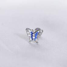 Anillo de labio de acero quirúrgico con forma de murciélago, joyería perfecta para piercings de labios, aretes de labios lindos, anillos de cartílago, joyería corporal para mujeres, anillos de labios de 10 mm, joyería para piercing de labios para mujeres