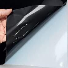 钢琴黑色光泽乙烯基包装膜光泽黑色自粘性乙烯基贴纸无气泡车窗装饰镜