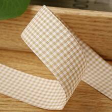 Plaid Striped Ribbon DIY Material Bow Gift Box Packaging Straw Hat Headband Checks Multi-Color Ribbon - Multicolor - View 19