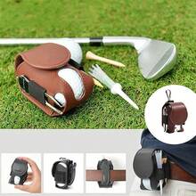 1pc Mini Golf Double Ball Bag Without Accessories, Outdoor Portable Mini Golf Bag, Waist Mounted Ball Spike Set Bag, Personalized Mini Double Ball Bag, No Accessories - Multicolor - View 5
