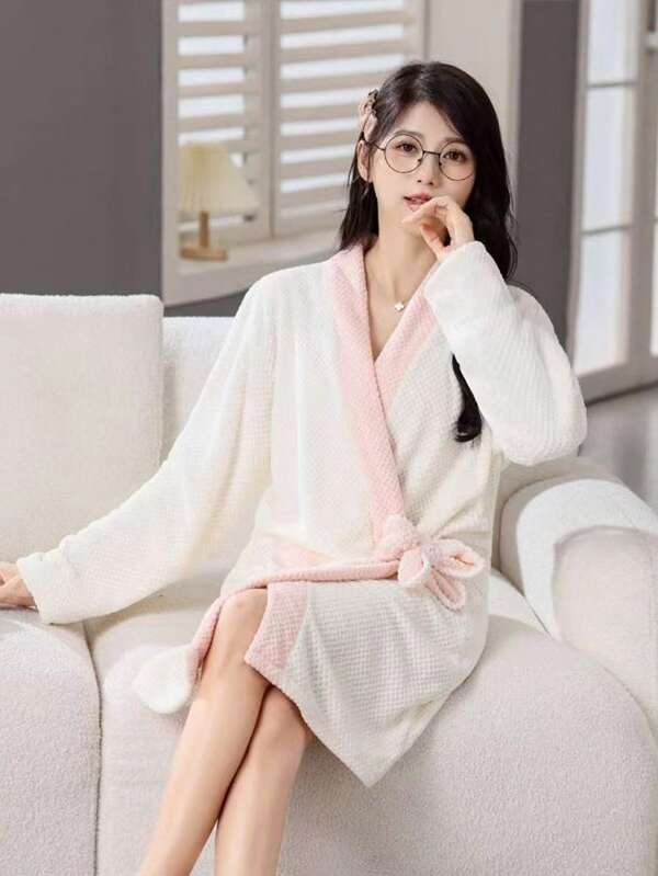 Four Seasons Universal Bath Towel, Bathrobe, Bath Skirt Long Sleeve Adult Absorbent, Cute Quick Dry Home Bathrobe Couples Long Bathrobe