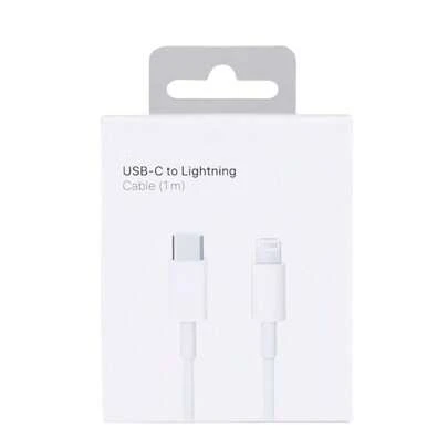 Cable de carga rápida Lightning y Tipo-C 1m