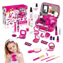 Children's Makeup Cosmetic Playset, Including PU Bag, Stage Performance Realistic Makeup Model, Role Playing Toys, Pretend Play Makeup Set, Parent-Child Interactive Birthday Gift - BJ1362 New Cosmetics - View 4