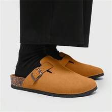 Sandalias de verano tipo slip-on - Pantuflas transpirables de suela blanda y ligera, talla 36-47 unisex - Marrón - Ver 2