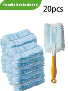 40pcs Disposable Duster Refills, Electrostatic Duster Heads Replacement - Effortless Dust Removal For Electronics, Furniture, Blinds, And Ceiling Fans – (Handle Not Included) - Cleaning Supplies, Cleaning Accessories