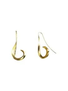 1 par de pendientes de aro elegantes con estilo bohemio y diseño asimétrico único, adecuados para uso diario y regalo para mujeres en el Día de San Valentín