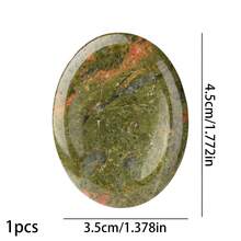 1 件装烦恼石玫瑰石英紫水晶手工雕刻拇指石口袋冥想椭圆形水晶天然活力放松石 - Stone - 查看 11