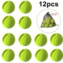 Bolas de Tênis, Bolas de Tênis Avançadas de Treinamento com Pressão, Bolas de Prática, Bolas de Tênis para Cachorros, Bolas de Tênis Reforçadas com Bolsa de Tela para Transporte, Bola de Exercício para Iniciantes, Alta Elasticidade Resistente