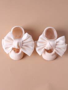 مجموعة 3 قطع جوارب و عصابات للرأس للأطفال، إكسسوارات شعر للمواليد على الطراز الكوري الكرتوني، لطيفة