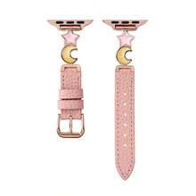 Summer Dopamine Star Moon Leather Strap Compatible With 38/40/41/42/44/45/49mm Compatible With Apple Watch Strap Ultra/Se/8/7/5/4/3/2/1 - 38/40/41mm (s10) 42mm - View 16