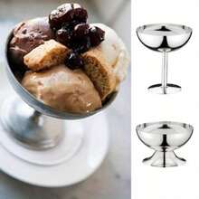 200ml Salad Cup Stainless Steel Ice Cream Cup Dessert Bowl