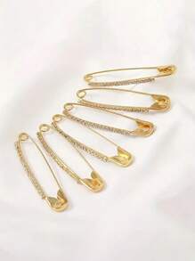 10pcs/Set Waist Clips For Pants, Anti-Slip Safety Pins Clothing Accessories, Waist Decoration